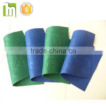 color embossed felt nonwoven fabric/handmade felt craft