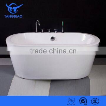 TB-B814 Newest design egg shaped hot tub free standing bathtub