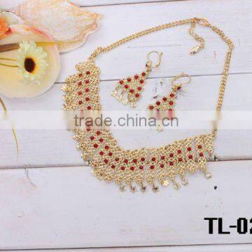 new fashion jewelry set&rhinestone jewelry set