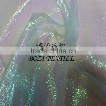 cheap glitter organza fabric for decoration