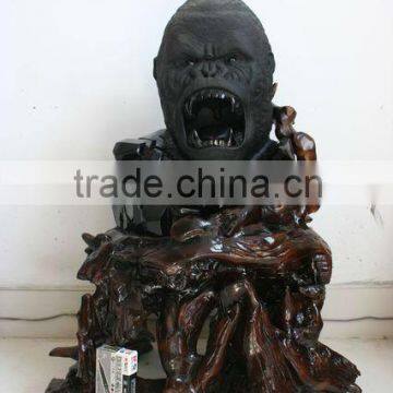 Hot A live-action version Angry Obsidian crystal King Kong for sale