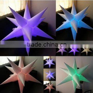 Party decoration night light inflatable star balloon in hot sale