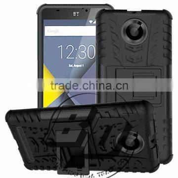 Newest Stylish armor rugged kickstand heavy duty TPU+PC 2 in 1 case For Micromax Yu Yunique YU4711 Heavy case fast delivery