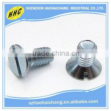 factory customized nonstandard stainless steel slotted screw