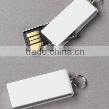 bulk cheap custom usb key 8GB, wedding gift usb memory stick, metal mini swivel usb with keyring