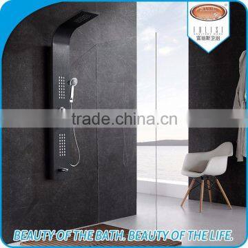 New design Black Colour Chrome Plate Shower Panel