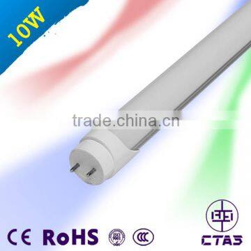Scale End Cup high lumen 6500K Aluminum + PMMA t8 led tube 600mm 10W tube japan led t8 100-110lm/w led tube t8