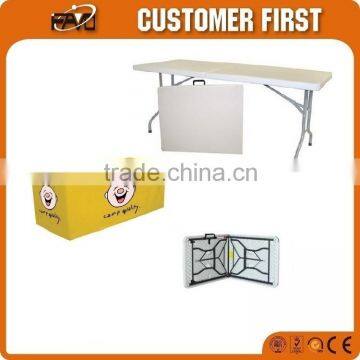 Folding table and box table cover