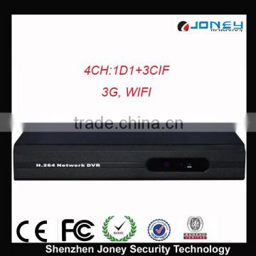 4CH PTZ Control Live Recording Mini Wifi DVR