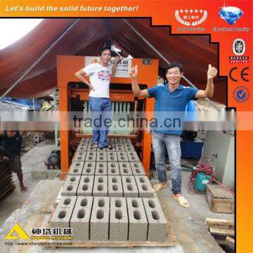 Latest product. QT4-15 autmatic concrete block making machine in myanmar