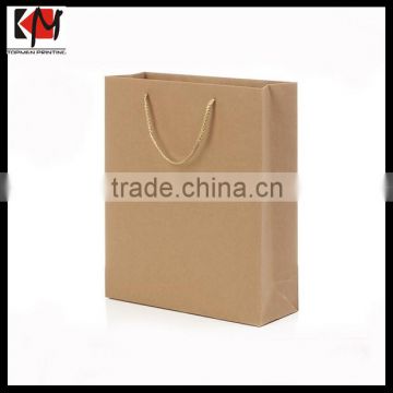 Custom Brown Kraft Paper Bags with Handle Fancy Gift Bag