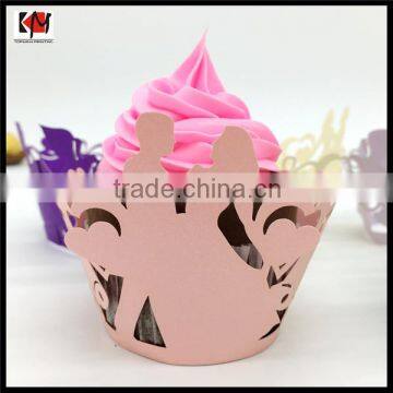 Hot Sale Exquisite Laser Cut Cupcake Wrapper photo-2