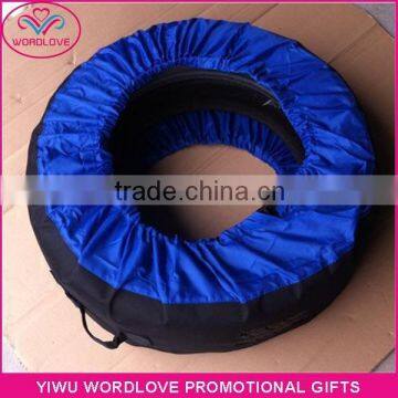 600D Oxford and Polyester Fabric Printed Universal Spare Car Tyre Cover Wheel Storage and Carry Bag Cover Holder Tote Tire Cover photo-5