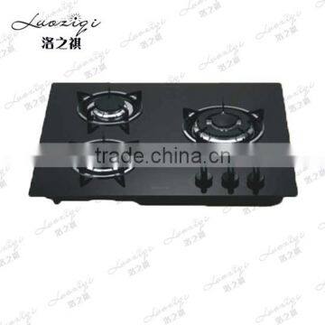 China portable blue flame 3 burner stand LPG gas stove manufacturers