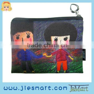 JSMART ALINA change purse design printing bag sublimation bag digital printing