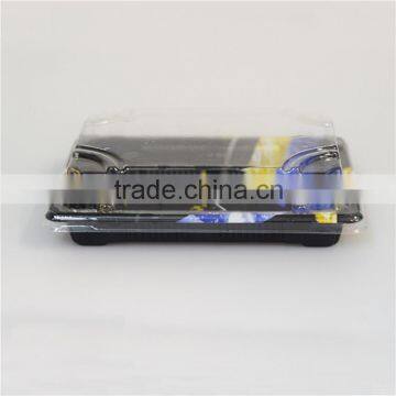 SM1-1103JY-B Disposable Plastic Take Away Printed Sushi Tray For Food Packaging photo-2