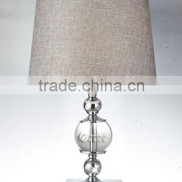 stainless steel crystal table lamp for hotel LT1320