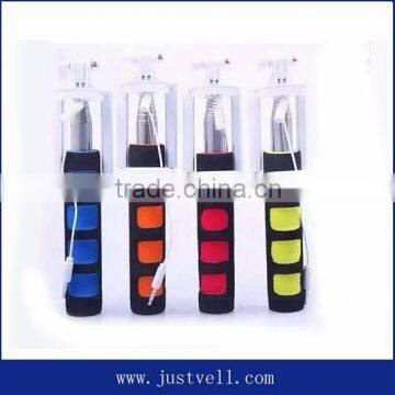 Wired Selfie Stick no Need Bluetooth Mini Selfie Stick Mobile Selfie Stick With Cable photo-4