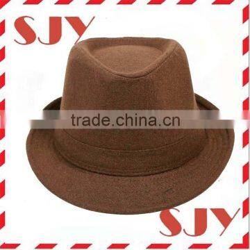 Simplicity Men's Fashion Wear Fall/Winter Fedora Hat with Wide Brim