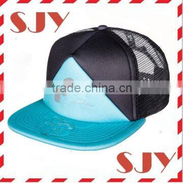 china wholesale short brim custom child hip hop cap