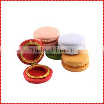 Personalized round shape resin handmade Macaron trinket box