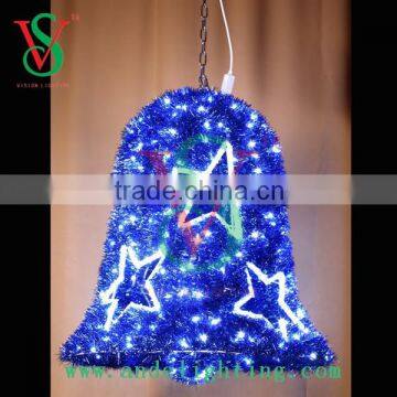 new LED garland hanging bell motif light Christmas light