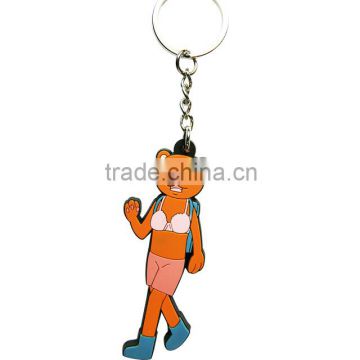 Wholesale Custom Cheap Summer Bikini figures soft pvc keychain