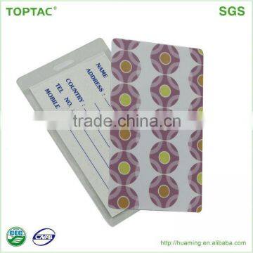 Plastic Travelling Luggage Tag