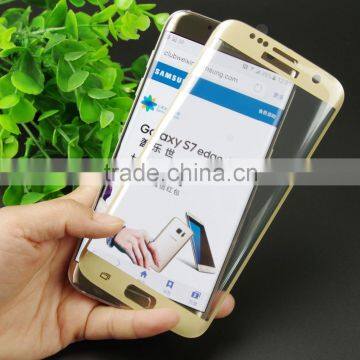 Hot Selling! HD Clear,3D Caved Tempered Glass Phone Screen Protector for s7 Edge photo-3