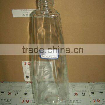 Glass Straight Liquor Bottle