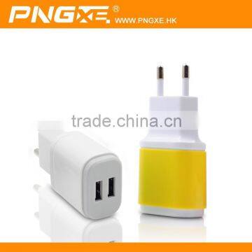 Hot Selling USB Travel Adapter & Multi Plug dual usb charger for mobiles