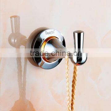 2016 sanitary ware with brass single robe hook for hotel family use.