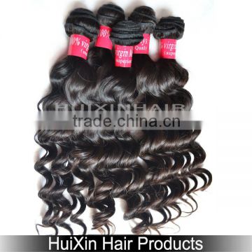 AAAAA+ highest grade natural loose wave virgin brazilian bulk hair wholesale