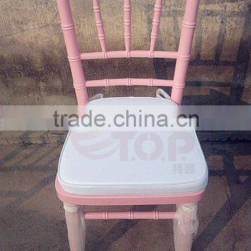 Wooden Pink Color Children Chiavari Chair