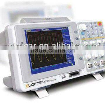 OWON Portable Digital Storage Oscilloscope PDS6062S 60HMz 250MS/s with FFT