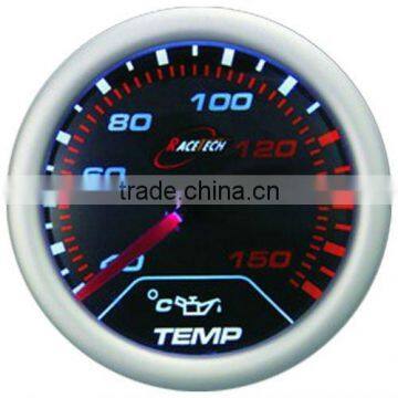 52mm Smoke Lens / Super White Led Electrical Oil Temp Gauge