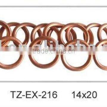 Exhaust gasket for cars or motorcycles