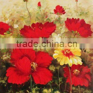 Wall art flower oil painting