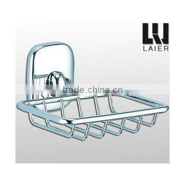 new design chrome bathroom soap basket 7551