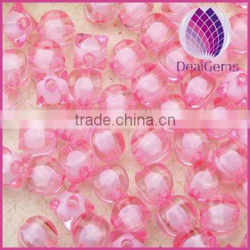 wholesale pink 16mm Bulk chunky acrylic irregular shape big beads