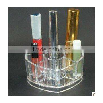 Clear Acrylic Heart shape liptick stand