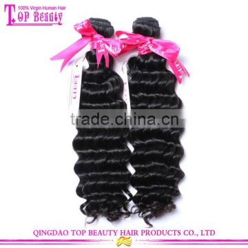 Top Beauty Hair Free Sample Hair Bundles Brazilian Virgin Human Deep Wave Brazilian Hair Bundles