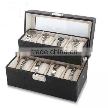 Double layer watch box factory outletsaccept customised