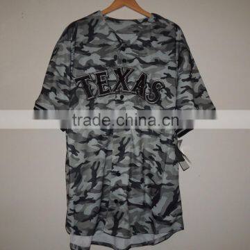 Wholesale sublimation custom baseball jersey