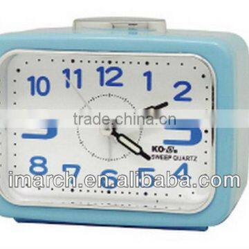 Square shape fancy snooze alarm clocks/Table alarm clocks for bedroom