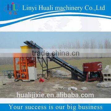 Construction Equipments 4-25 Concrete Block Making Machine in Tanzania photo-6