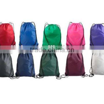 Cinch Sack School Tote Bag Sport Pack nylon Drawstring Backpack bag