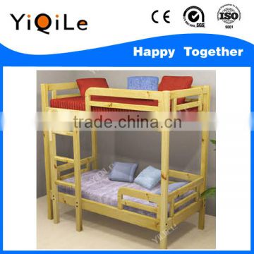 Novel design children furniture non-toxic playwood double deck bed for kids