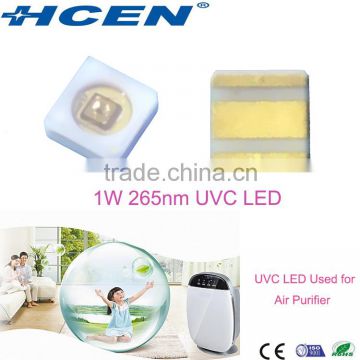 High quality factory price 265nm uv led gerimicidal uvc leds for air purification