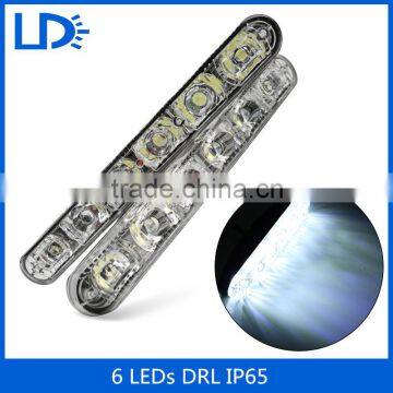 IP65 waterproof white color LED car head light auto led daytime running light